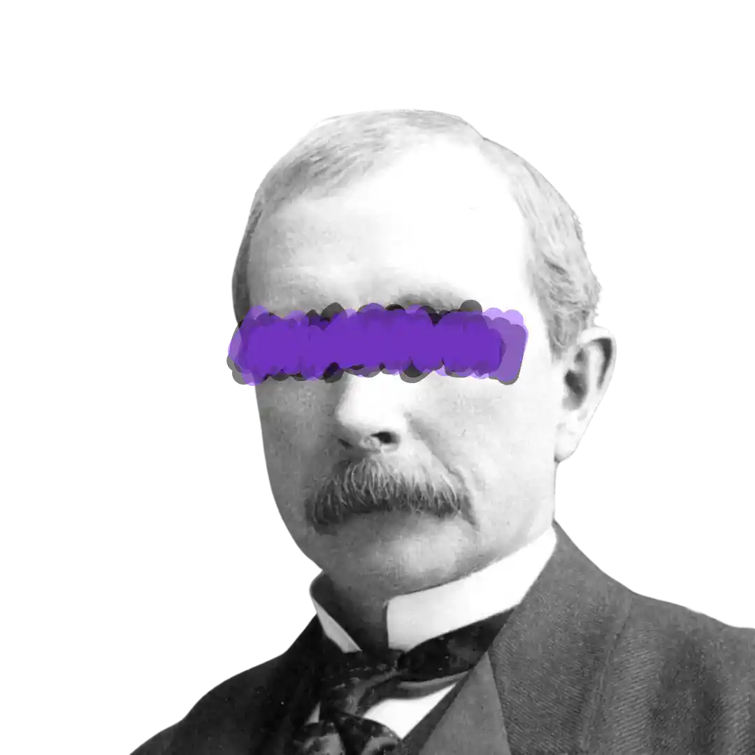 Portrait of John D Rockefeller